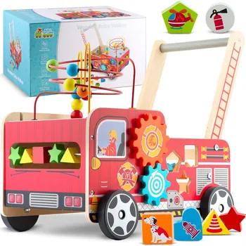 Dětské chodítko Ricokids RK-873 hasičské auto