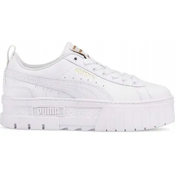Dámské tenisky Dámské boty PUMA MAYZE bílé pro mládež sneakers platforma 38452701 38.5