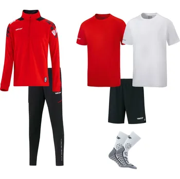 Saller VIBE BASIC Tréninkový set BARVA: 170 červená-černá, Velikost: 176 Saller VIBE BASIC Tréninkový set – Kompletní sportovní výbava pro každodenní trénink