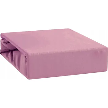 Prostěradlo PROSTĚRADLO DLOUHÝM NÁPLNÍM 100% BAVLNA 200X220 + 27 CM RŮŽOVÁ