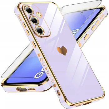 Pouzdro na mobilní telefon Zadní Kryt Erbord pro Samsung Galaxy A36 fialový