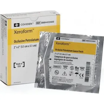 Zdravotnický materiál Covidien IIc, USA Xeroform antimikrobiální krytí varianta: 10,2 x 10,2 cm, 1 ks