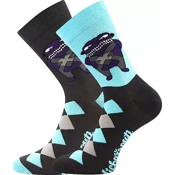 LI00 pánské barevné ponožky k filmu Lichožrouti - vzor PADRE (Boma ponožky LICHOŽROUTI P Vzor Padre)