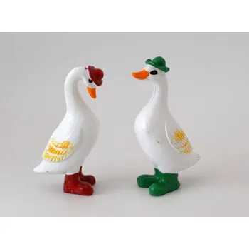 Dekorační figurka - Husa - ZELENÁ