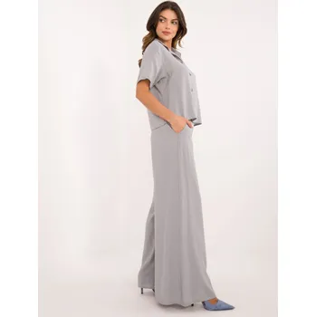 Elegantní komplet v šedé barvě LK-