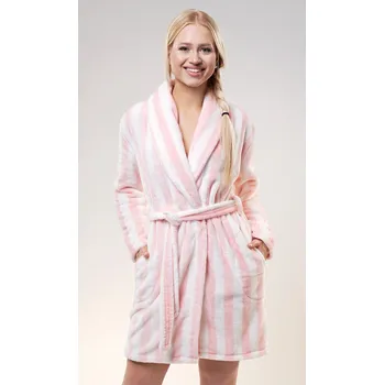 Dámský župan Vienetta Dámský župan krátký Alice: lososová S