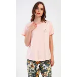 Vienetta Dámské pyžamo kapri Marie: světle lososová 1XL