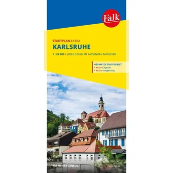 Falk Stadtplan Extra Karlsruhe 1:20.000