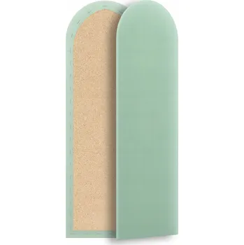 Obraz Čalouněný Panel na zeď PLOT WELUR MAGIC VELVET Mátový 20x60