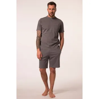 Pánské pyžamo JP1880, Plus size Pyžamo JP1880, domácí oblečení, krátké dvojdílné, vintage vzhled, do 8XL pro plnoštíhlé nadměrná velikost, 837743110-1452, zelený, 3XL, Plus size oblečení, Oblečení pro vysoké muže, Nadměrné velikosti, Oblečení pro plnoštíhlé.