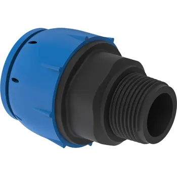 Vodovodní potrubí SICOMAT - Potrubní rozvody stlačeného vzduchu Přímá spojka SQ vnější závit 3/4" - 28 mm