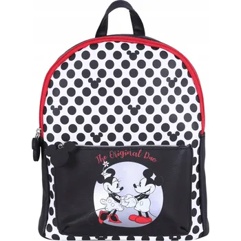 Dětský batoh Černo-bílý batoh s puntíky Minnie Mouse DISNEY