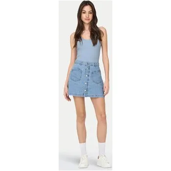 JDY Top Nanna 15180497 Světle modrá Slim Fit XS