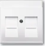 Kryt zásuvky datové a komunikační, s ABB 2CKA001710A3176 studio bílá