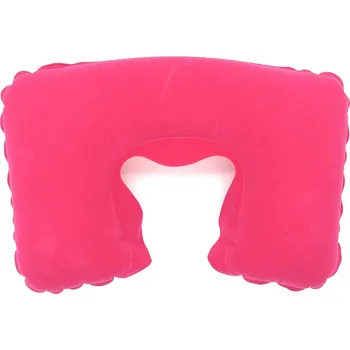 Polštář Cestovní nafukovací polštář tmavě růžový