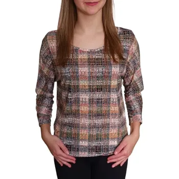 Dámská halenka Halenka Kepa style hnědo-oranžová do gumičky velikosti Kepa: 38