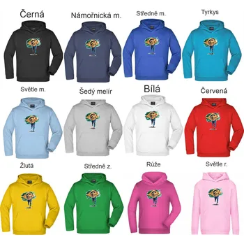 Chlapecká mikina Mikina Neymar National Barva: Červená, Velikost: 110/116 - 5/6let