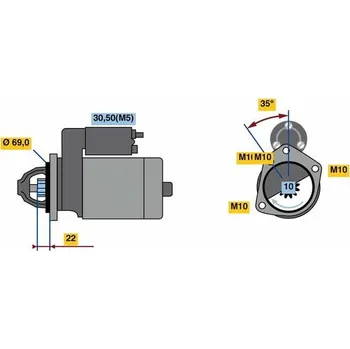 Startér Startér BOSCH 0 986 023 870