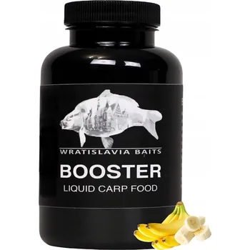 Návnadové aroma Booster na kapry banán 350g Wratislavia Baits