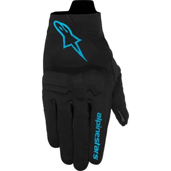 Moto rukavice Rukavice reef v2, alpinestars, dámské (černá/modrá, vel. m)