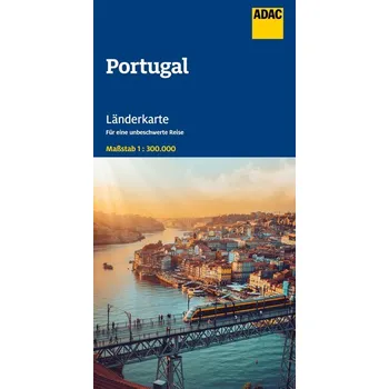 ADAC Länderkarte Portugal 1:300.000 [DE] (2025, Karta, ADAC)