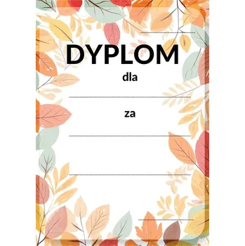 Diplom pro školku, školu, univerzální A4 - vzor W0013