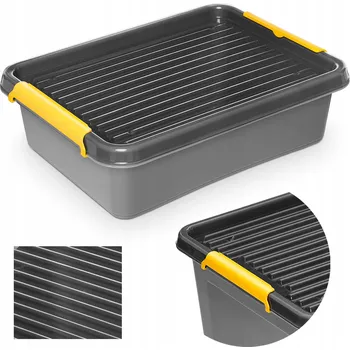 Úložný box PLASTOVÁ KRABIČKA S VÍKEM PRO SKLADOVÁNÍ BOX ORGANIZER 8,5L