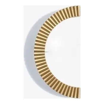 Nábytkové kování Nábytková úchytka klasická zlatá saténová 15 x 7,5 x 1,75 cm