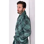 Vienetta MAN Pánský župan se šálovým límcem Harry: zelená M