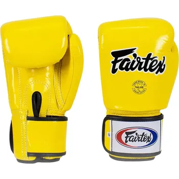 Boxerské rukavice Boxerské rukavice Fairtex BGV1 Žluté 10 oz
