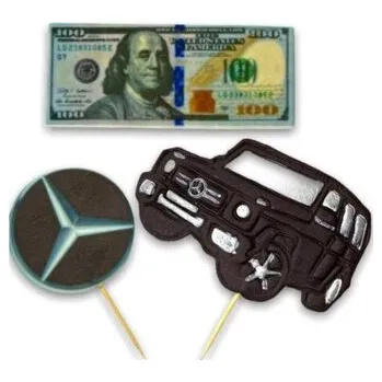 Figurka Cukrová figurka Mercedes set - K Decor