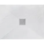 Rea Black Rock, konglomerátová sprchová vanička 120x90x3, 5 cm, bílá, REA-K5582