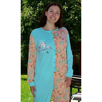 Dámský overall Vienetta Dámský overal Sovičky: azurová L