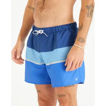 Pánské plavky DECATHLON Pánské surfařské kraťasy 100 krátké 15" Strippy 2XL MODRÁ