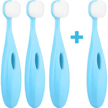 Zubní kartáček 3+1 Ultrajemný dětský kartáček Nanosmile Kids Blue