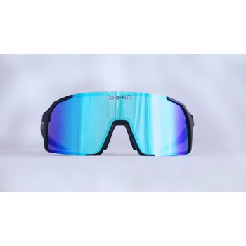 cyklistické brýle be-AM Life Junior 057/BLIB černá/ledově modrá - Sluneční sportovní brýle