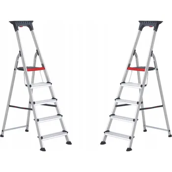 Žebřík Žebřík hliníkový jednostranný 5stupňový domácí ALTREX 502105