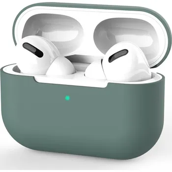 Příslušenství pro sluchátka Enem Jednobarevný obal na Airpods Pro - Army Green APP1OAIR018