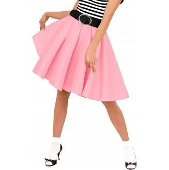 Dámská sukně Sukně rock N roll retro 50. a 60. léta růžová