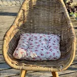 BYTEMA Sedáky na židle RŮŽE červené 38 x 38 cm