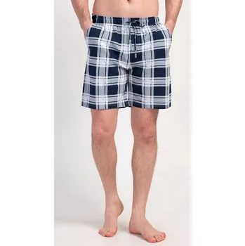 Pánské pyžamo Vienetta MAN Pánské pyžamové šortky Edvard: tmavě modrá M