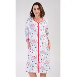 Vienetta Dámské domácí šaty s tříčtvrtečním rukávem Elen: lososová 1XL