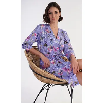 Dámský župan Vienetta Alžběta modrošedá XXL