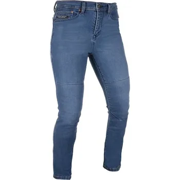 Moto kalhoty ZKRÁCENÉ kalhoty SOFIA AA straight SHORT jeans, OXFORD, dámské (modrá, vel. 18)