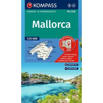 KOMPASS Wanderkarten-Set 2230 Mallorca (4 Karten) 1:35.000 [DE] (2025, Karta, Kompass Karten GmbH)