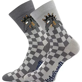 LI00 pánské barevné ponožky k filmu Lichožrouti - vzor KUDLA (Boma ponožky LICHOŽROUTI P Vzor Kudla)