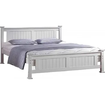 Postel Postel LUCAS NEW 180x200, borovicové dřevo/bílá