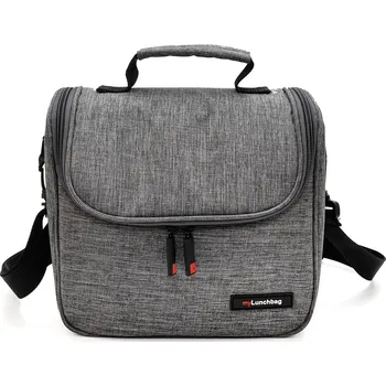 Obědová termotaška LunchBag - šedý melír