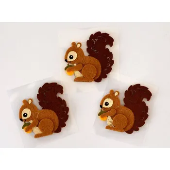 Filcová dekorace - Veverka