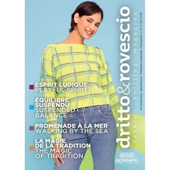 Časopis Dritto & Rovescio 76 (Časopis s návody Adriafil č.76)